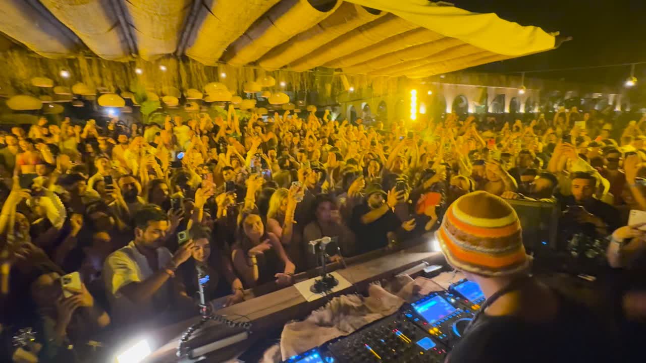 The More Life crowd seen from the DJ booth